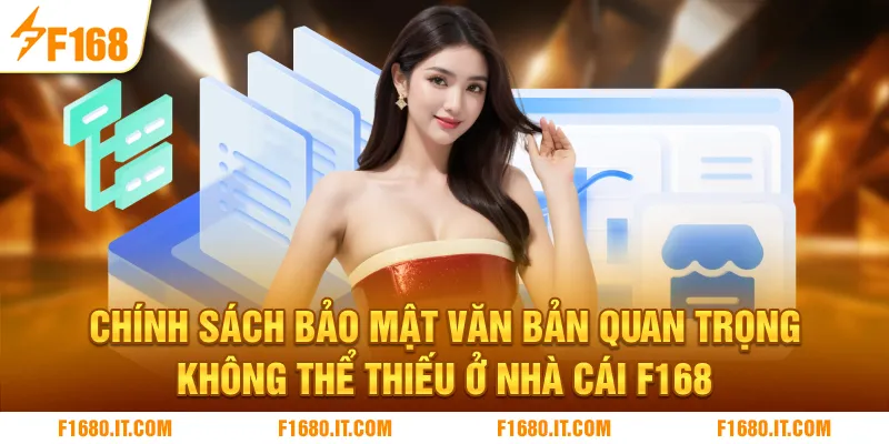 Chính sách bảo mật - văn bản quan trọng không thể thiếu ở nhà cái F168